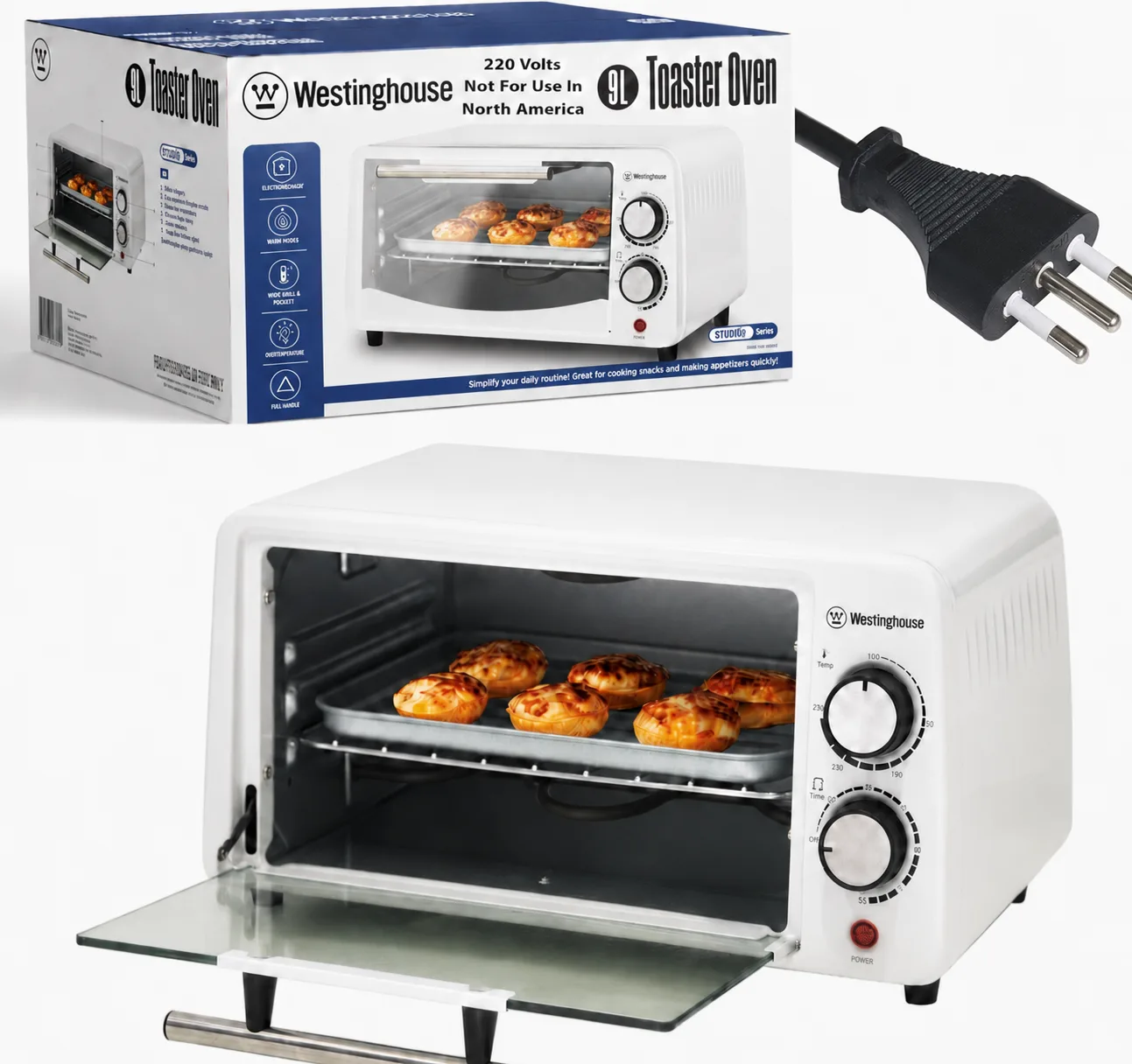 Horno Tostador Westinghouse Blanco - 4