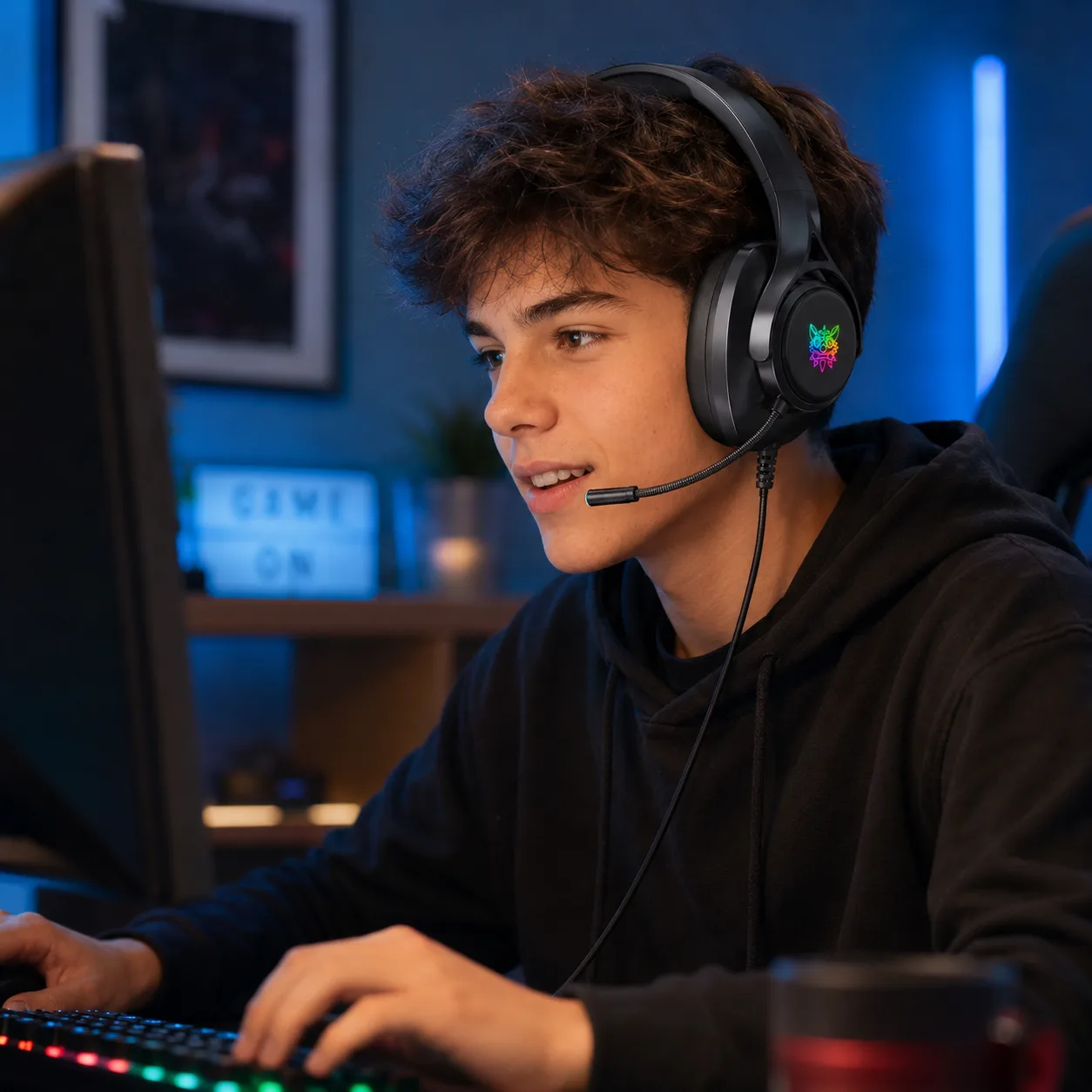 Audífono Gamer Onikuma X16 RGB con Micrófono - 2