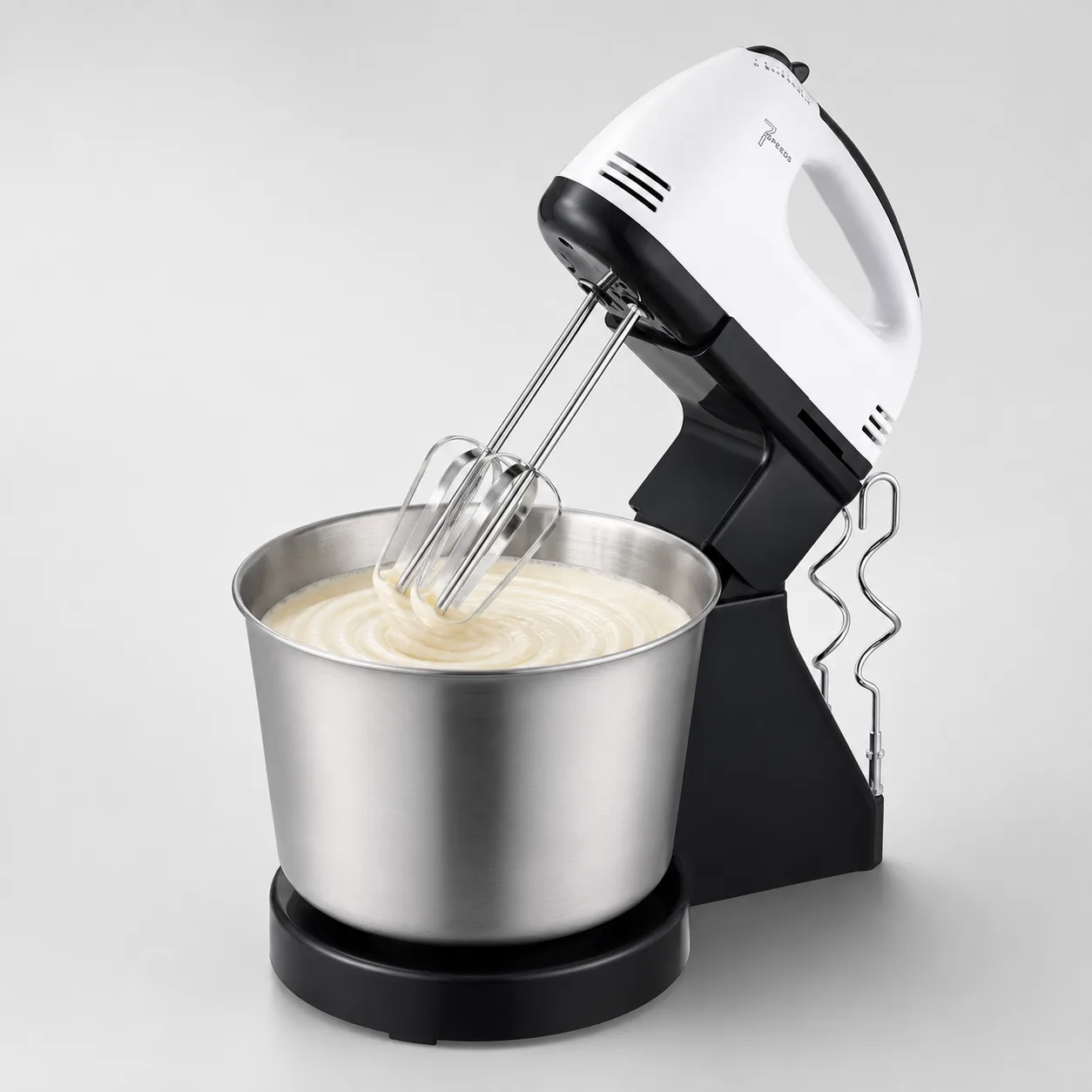 Batidora de pedestal y mano 3L 260W con 7 velocidades - 2