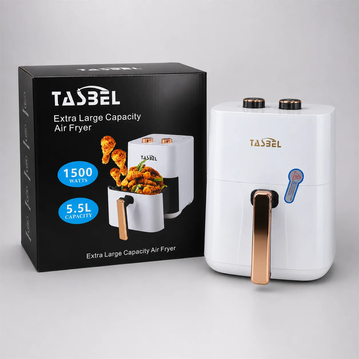 Freidora de aire Tasbel 5.5 litros 1.5 kW manual - 4