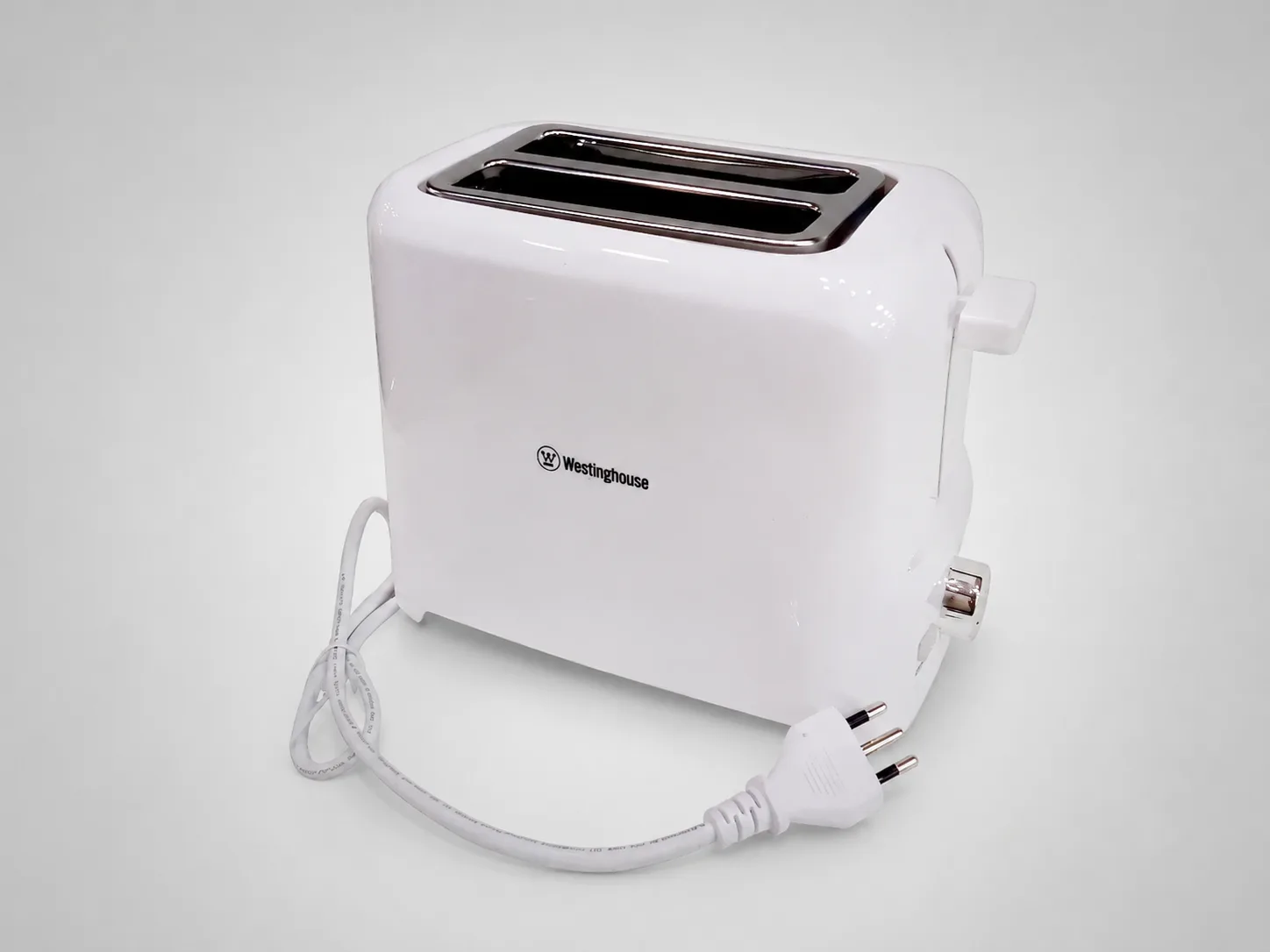Tostadora De 2 Rebanadas Westinghouse Blanca