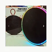 Parlante B57 con luz LED, Bluetooth, USB y radio FM